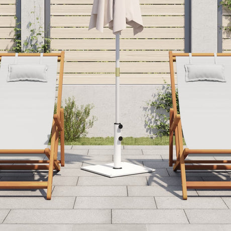 Pied de parasol Vidaxl pour mâts de ø32 38 48 mm carré de 17 kg