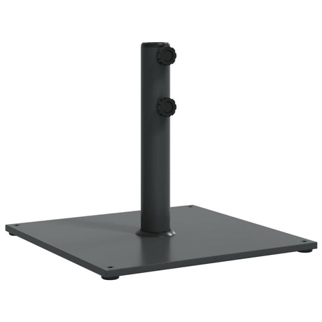 Pied de parasol Vidaxl pour mâts de ø32 38 48 mm carré de 17 kg