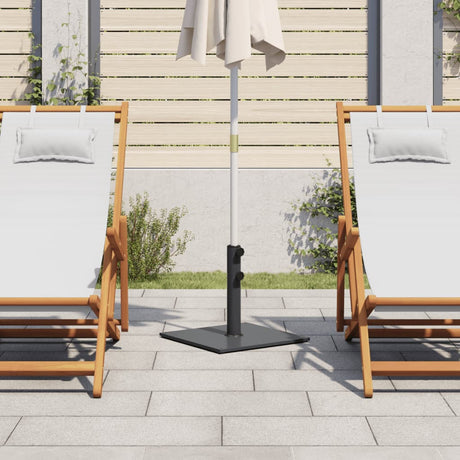 Pied de parasol Vidaxl pour mâts de ø32 38 48 mm carré de 17 kg