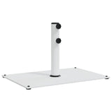 Pied de parasol Vidaxl pour mâts de ø32 38 48 mm 15 kg rectangulaire