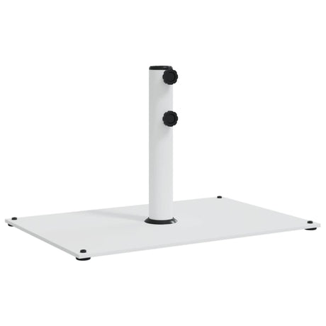 Pied de parasol Vidaxl pour mâts de ø32 38 48 mm 15 kg rectangulaire