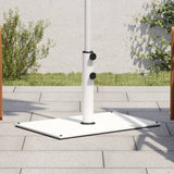 Pied de parasol Vidaxl pour mâts de ø32 38 48 mm 15 kg rectangulaire