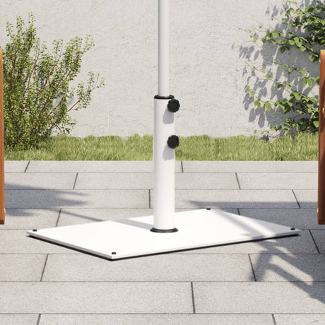 Pied de parasol Vidaxl pour mâts de ø32 38 48 mm 15 kg rectangulaire