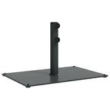 Pied de parasol Vidaxl pour mâts de ø32 38 48 mm 15 kg rectangulaire
