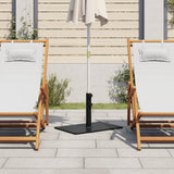 Pied de parasol Vidaxl pour mâts de ø32 38 48 mm 15 kg rectangulaire