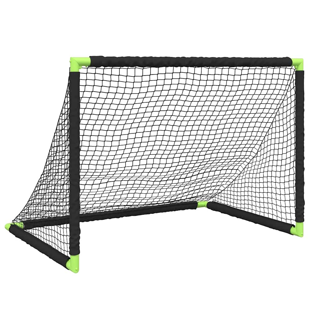 Vidaxx but de football pliable pour enfants 90x64x64 cm noir