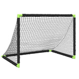 Vidaxx but de football pliable pour enfants 90x64x64 cm noir