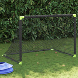 Vidaxx but de football pliable pour enfants 90x64x64 cm noir