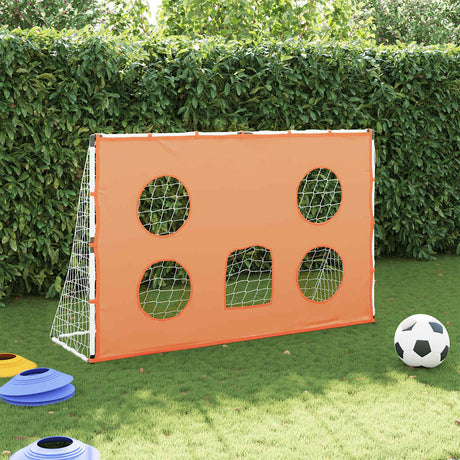 But de football pour enfants VidaXL avec tapis de but et ballon 182x62x118 cm