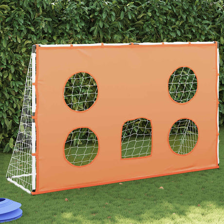 But de football pour enfants VidaXL avec tapis de but et ballon 182x62x118 cm
