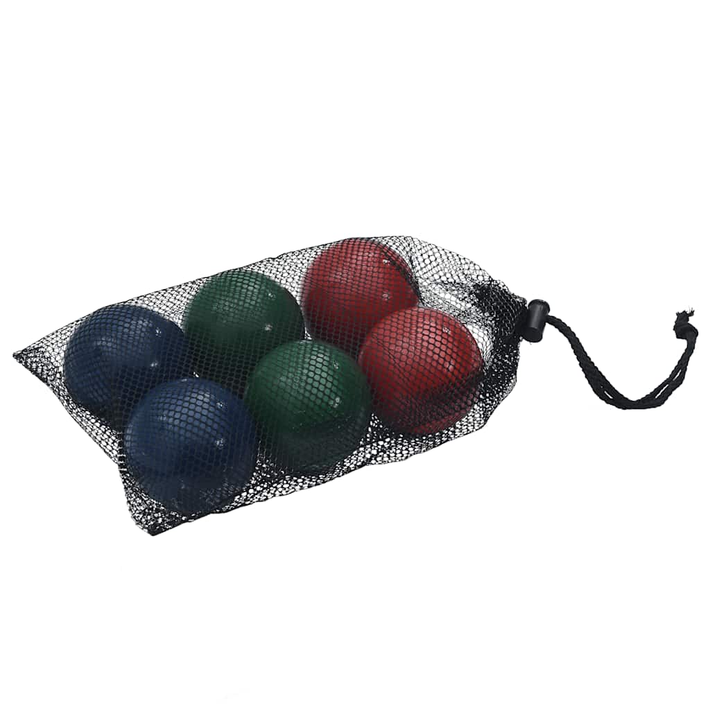 Vidaxl jeu de boules 8 pièces et étui de transport en bois de pin massif