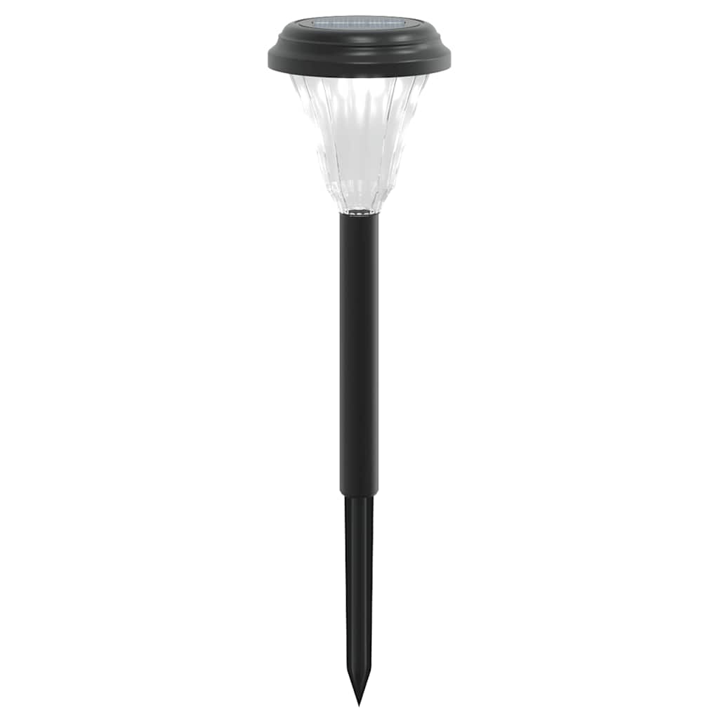 Vidaxx éclairage d'allée de jardin 12 pcs solaire avec piquets de terre blanc