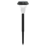 Vidaxx éclairage d'allée de jardin 12 pcs solaire avec piquets de terre blanc