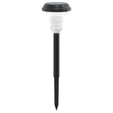 Vidaxx éclairage d'allée de jardin 12 pcs solaire avec piquets de terre blanc