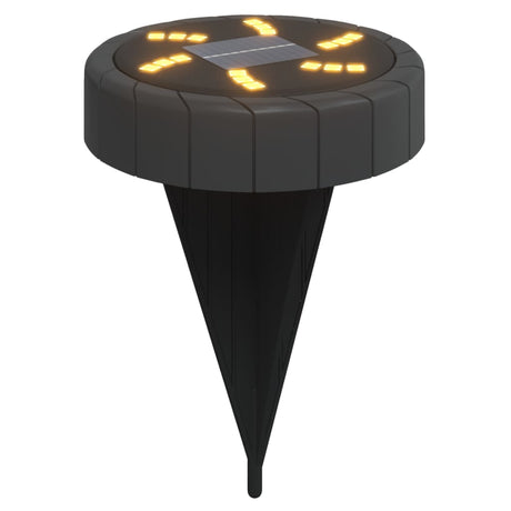 Vidaxx lampes au sol 12 pcs solaires avec piquets de terre blanc chaud