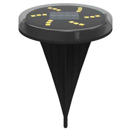 Vidaxx lampes au sol 4 pcs solaires avec piquets de terre blanc chaud