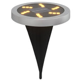 Vidaxx lampes au sol 12 pcs solaires avec piquets de terre blanc chaud