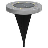 Vidaxx lampes au sol 4 pcs solaires avec piquets de terre blanc chaud
