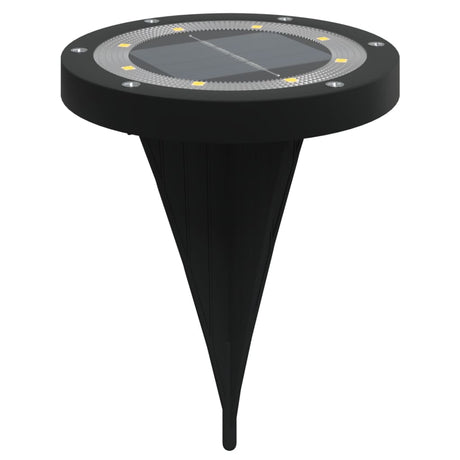 Vidaxx lampes au sol 4 pcs solaires avec piquets de terre blanc chaud