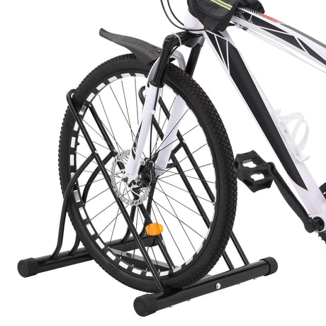 Support à vélo Vidaxx pour 2 vélos, acier autoportant