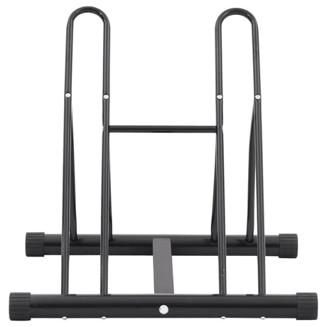 Support à vélo Vidaxx pour 2 vélos, acier autoportant