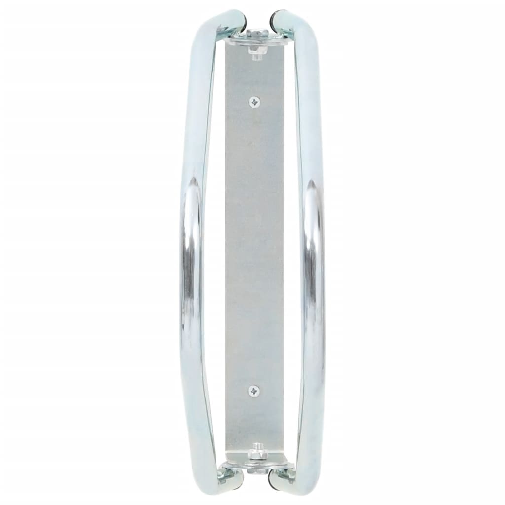 Vidaxl support de vélo 2 pcs montage mural en acier galvanisé