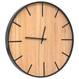 Vidaxx horloge murale ø39 cm fer et bois fini marron