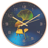 Vidaxx horloge murale ø29,5 cm polystyrène et verre doré et bleu