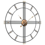 Vidaxx horloge murale ø60 cm fer noir