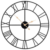 Vidaxx horloge murale ø50 cm fer noir