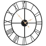 Vidaxx horloge murale ø50 cm fer noir
