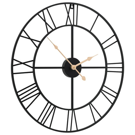 Vidaxx horloge murale ø50 cm fer noir