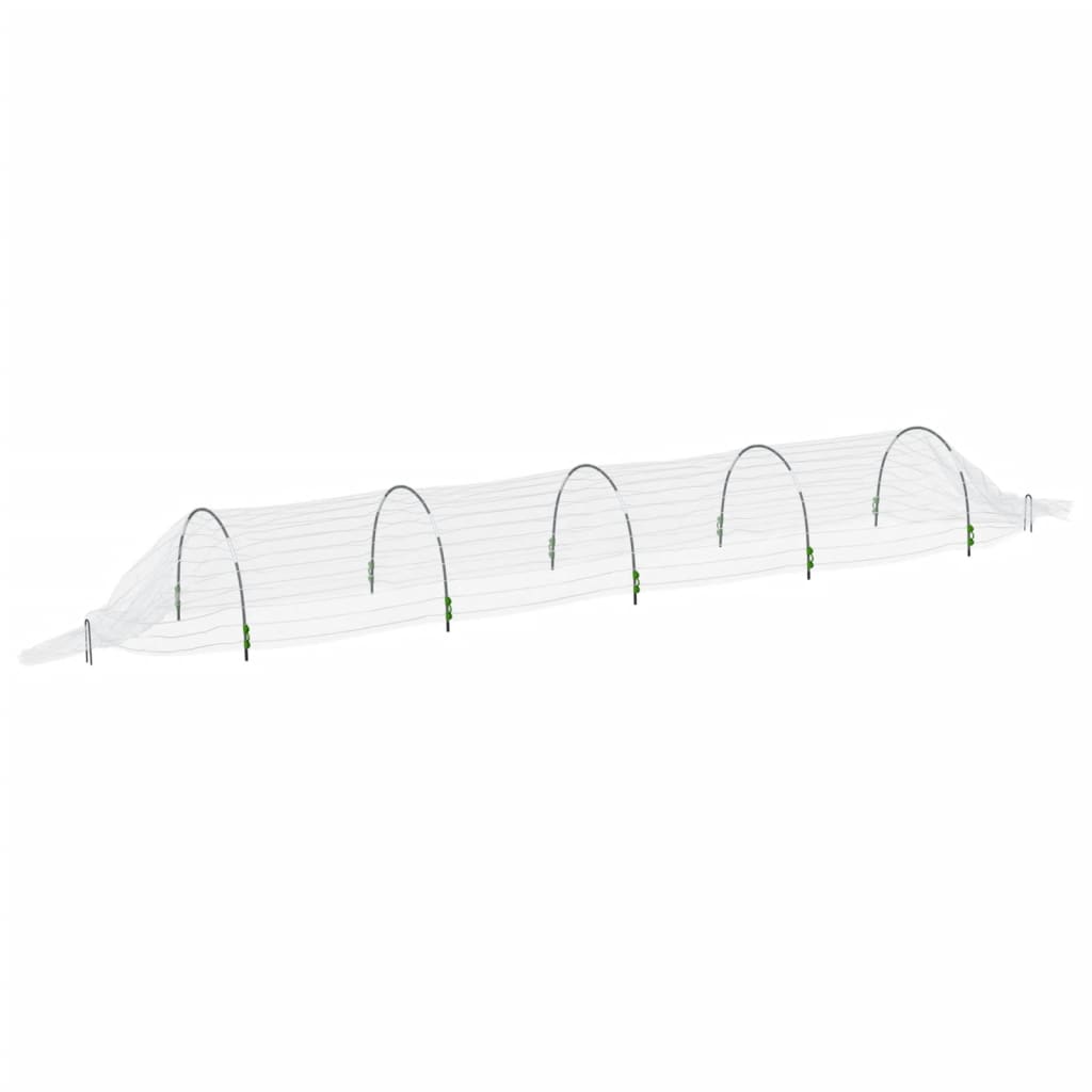 Tunnel de culture Vidaxx 1,5x5 m en fibre de verre et polypropylène