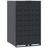 Vidaxx conteneur de rangement pour 1 conteneur 69x79x117 cm acier anthracite