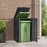 Vidaxx conteneur de rangement pour 1 conteneur 69x79x117 cm acier anthracite