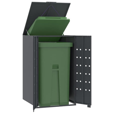Vidaxx conteneur de rangement pour 1 conteneur 69x79x117 cm acier anthracite