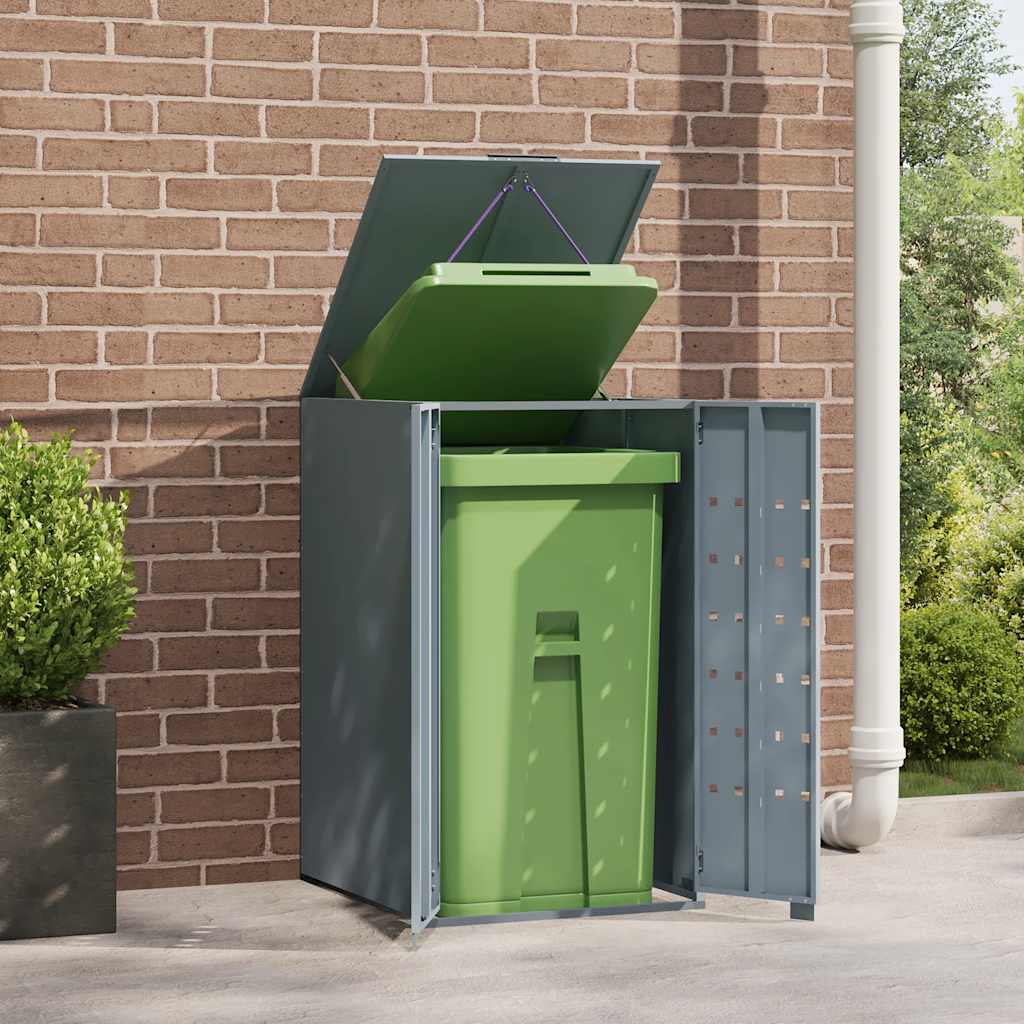 Vidaxx conteneur de stockage pour 1 conteneur 69x79x117 cm gris acier
