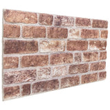 VidaXL panneaux muraux 10 pcs 3d 100x50 cm eps marron