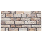 VidaXL panneaux muraux 10 pcs 3d 100x50 cm eps marron clair