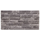 Vidaxx panneaux muraux 10 pcs 3d 100x50 cm eps anthracite