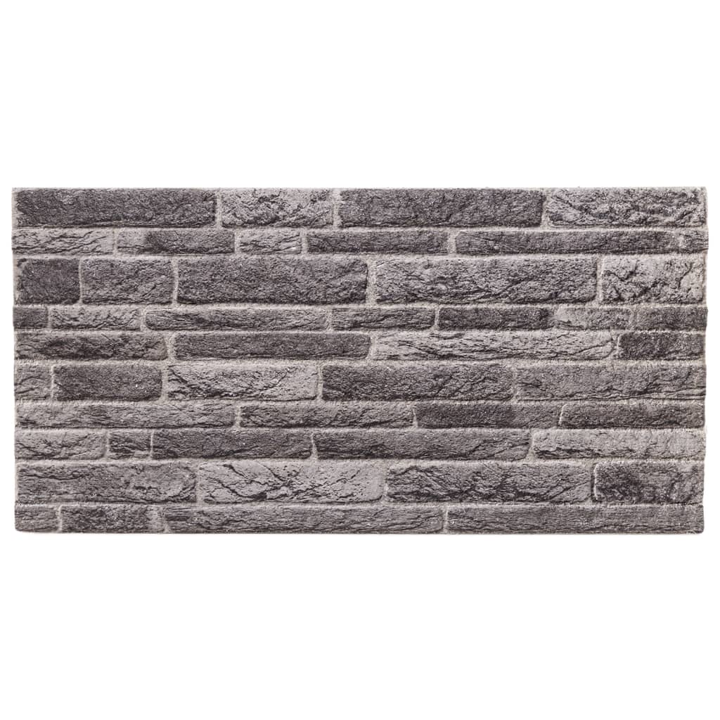 Panneaux muraux Vidaxl 10 ST 3D 100x50 cm EPS anthracite -colored