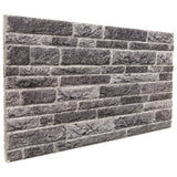 Vidaxx panneaux muraux 10 pcs 3d 100x50 cm eps anthracite
