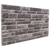 Panneaux muraux Vidaxl 10 ST 3D 100x50 cm EPS anthracite -colored