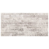 Paneles de pared Vidaxl 10 st 3d 100x50 cm EPS gris claro