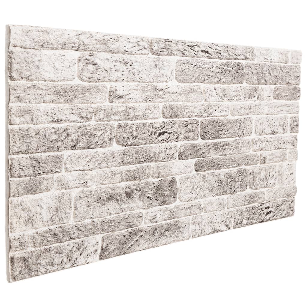 Pannelli a parete Vidaxl 10 ST 3D 100x50 cm EPS grigio chiaro