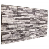 VidaXL panneaux muraux 10 pcs 3d 100x50 cm eps gris clair