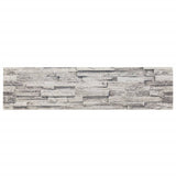Vidaxx panneaux muraux 14 pcs 3d 100x25 cm eps gris clair