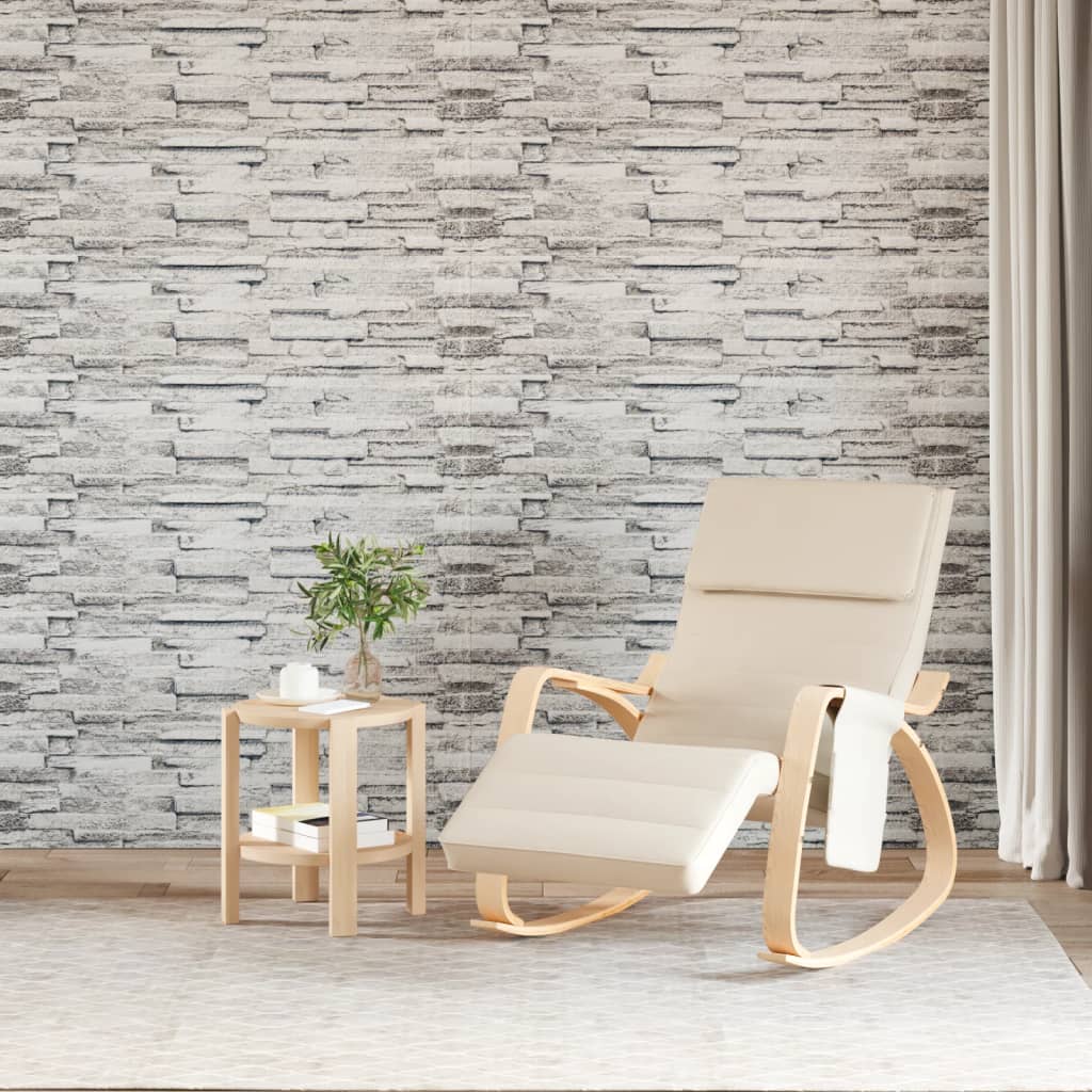 Vidaxx panneaux muraux 14 pcs 3d 100x25 cm eps gris clair