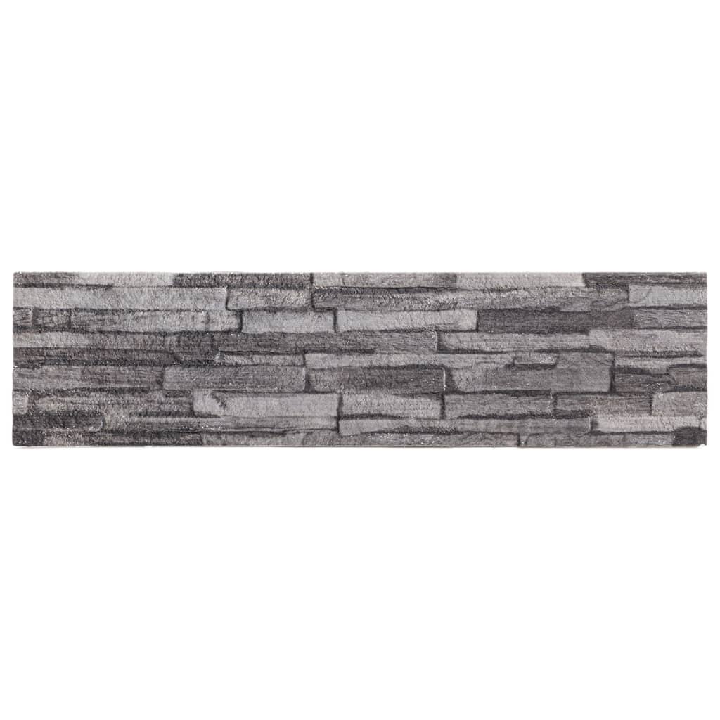 Vidaxx panneaux muraux 14 pcs 3d 100x25 cm eps anthracite