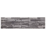 Vidaxx panneaux muraux 14 pcs 3d 100x25 cm eps anthracite